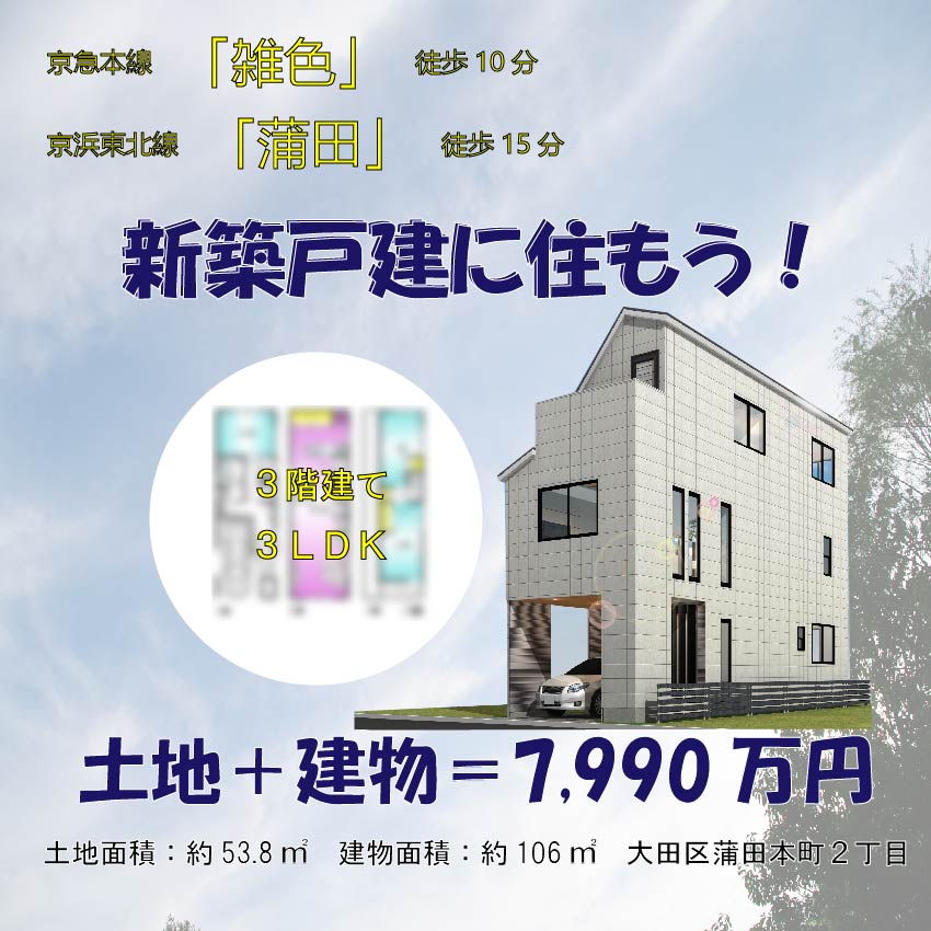 世田谷区喜多見1丁目 土地