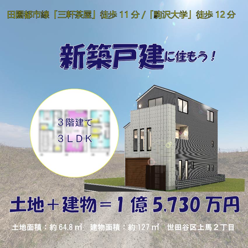 世田谷区喜多見1丁目 土地