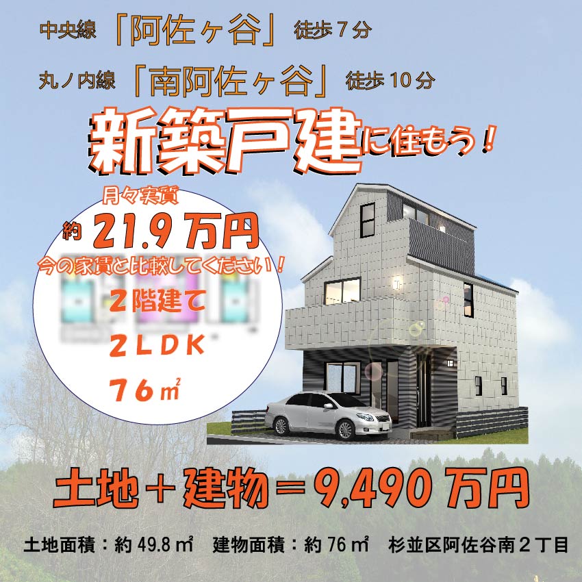 中野区野方６丁目　土地