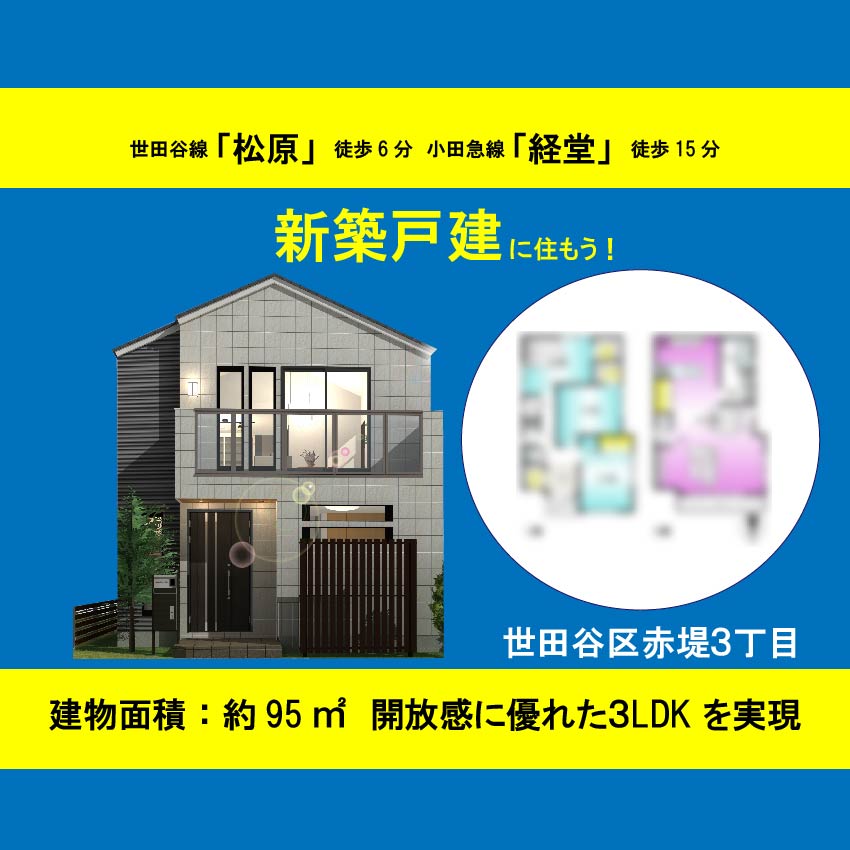 世田谷区赤堤３丁目　土地