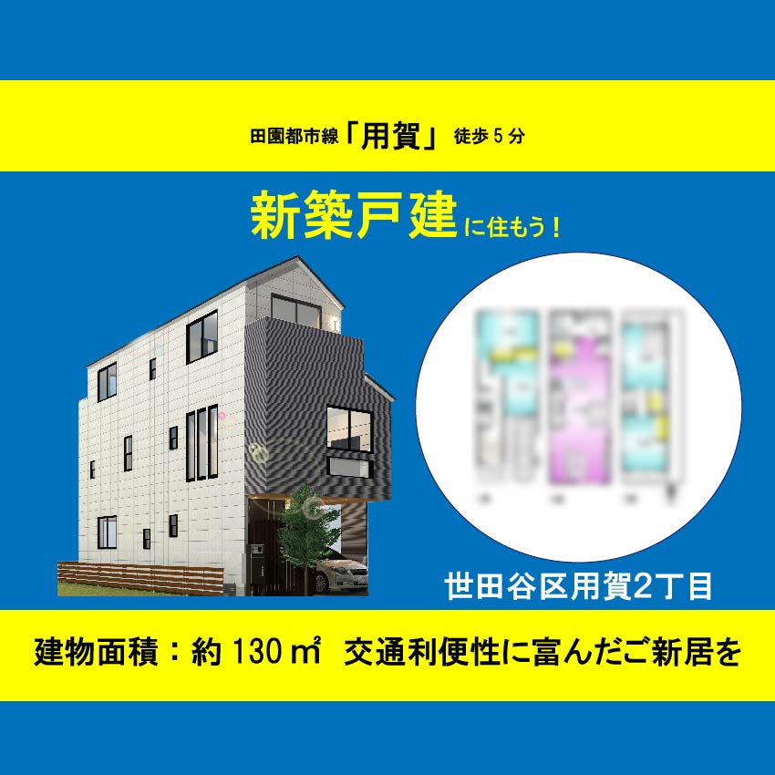 世田谷区用賀2丁目 土地