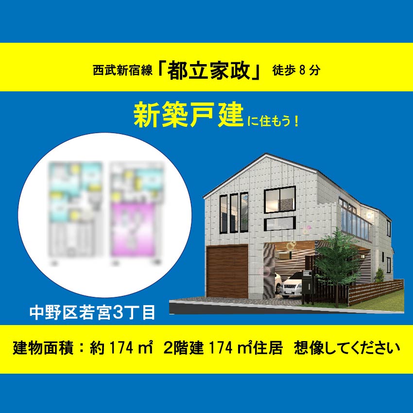 新宿区中井2丁目 土地
